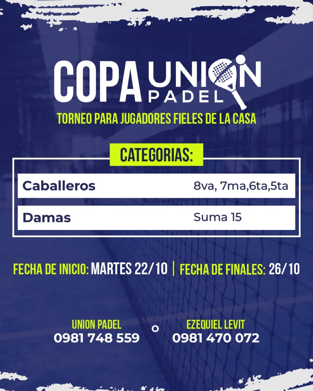 COPA UNION PADEL